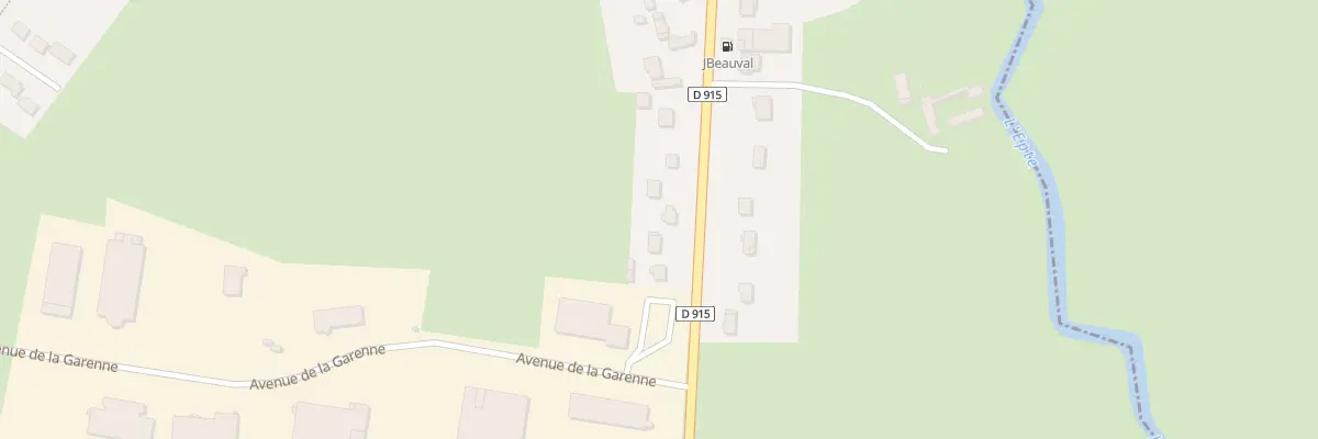 Plan du 86 Av de la 1er Armee Francaise à Gournay-en-Bray