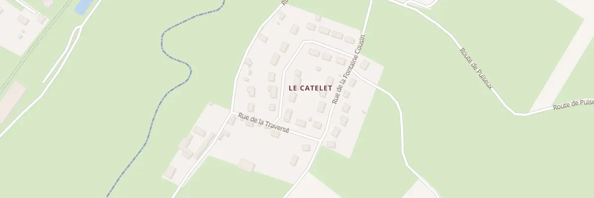 Plan du 11 Rue du Catelet à Saint-Pierre-es-Champs