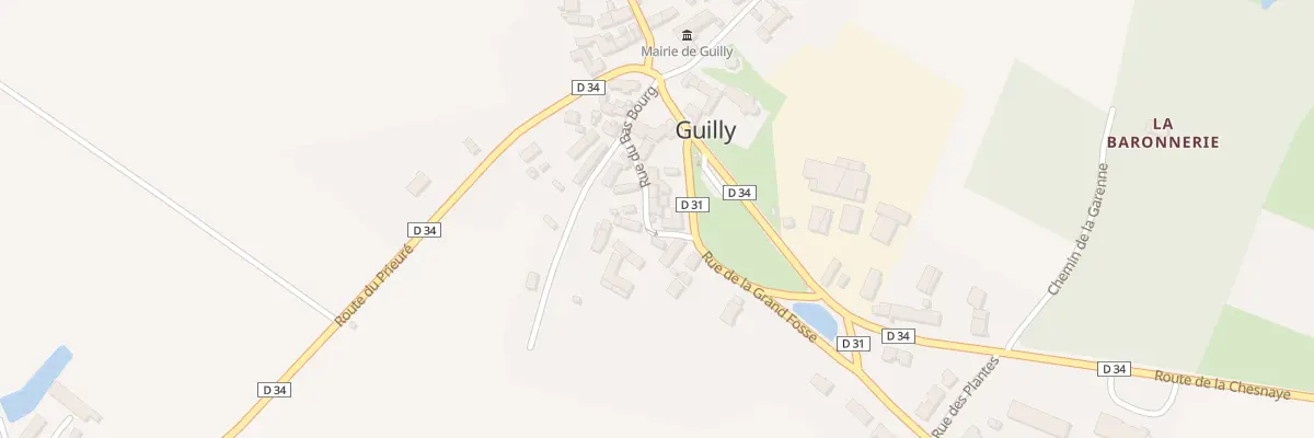 Plan du 5322 Le Bourg à Guilly