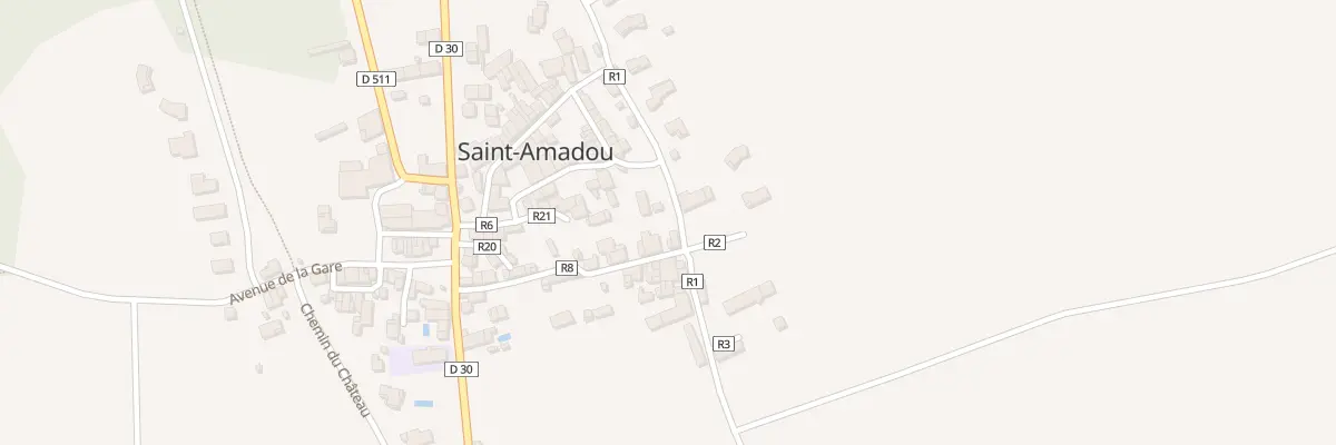 Plan du 13 Rue des Bassins à Saint-Amadou