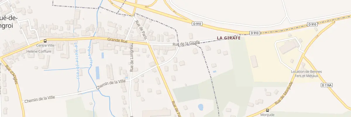 Plan du 13 Rue de Paris au Gué-de-Longroi