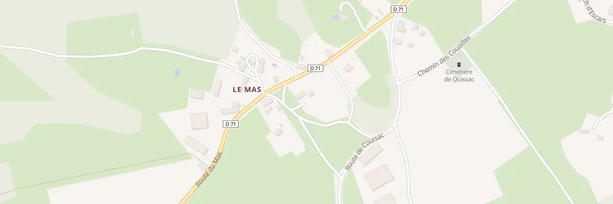 Plan du 5051 Le Mas à Quissac-en-Quercy