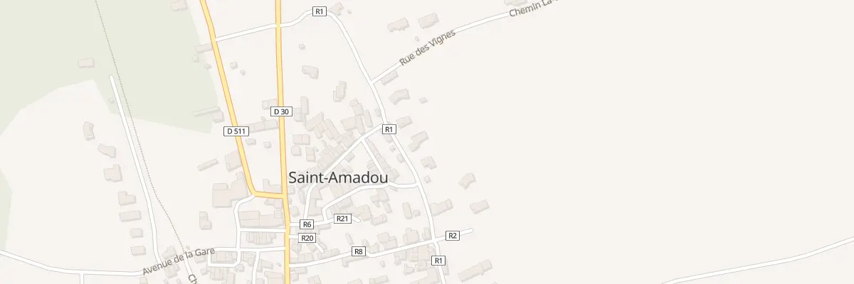 Plan du 14 Rue des Bassins à Saint-Amadou