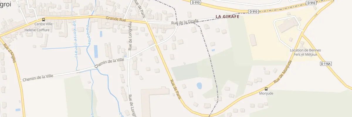 Plan du 17 Rue de Paris au Gué-de-Longroi