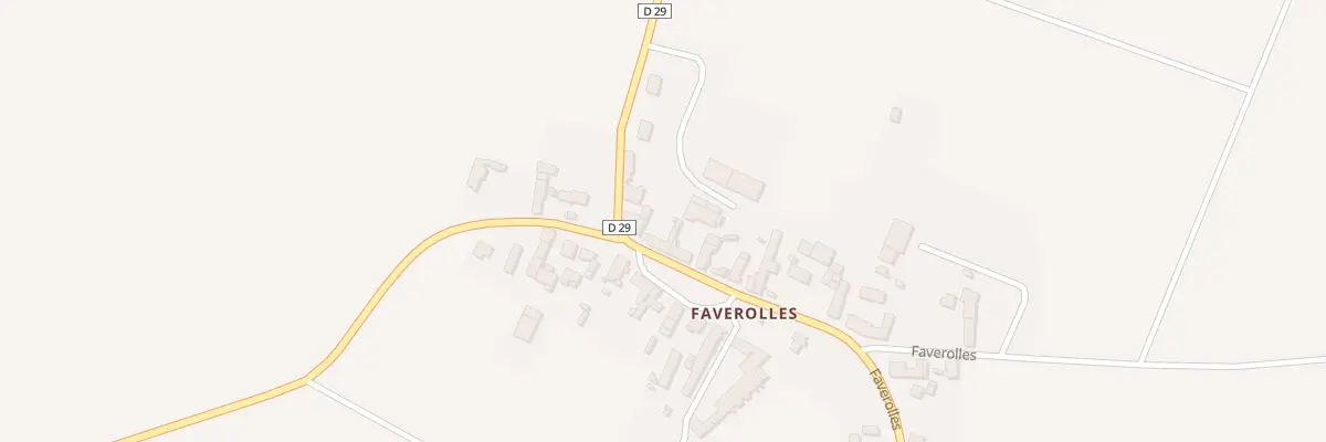 Plan du 26 Faverolles à Terminiers
