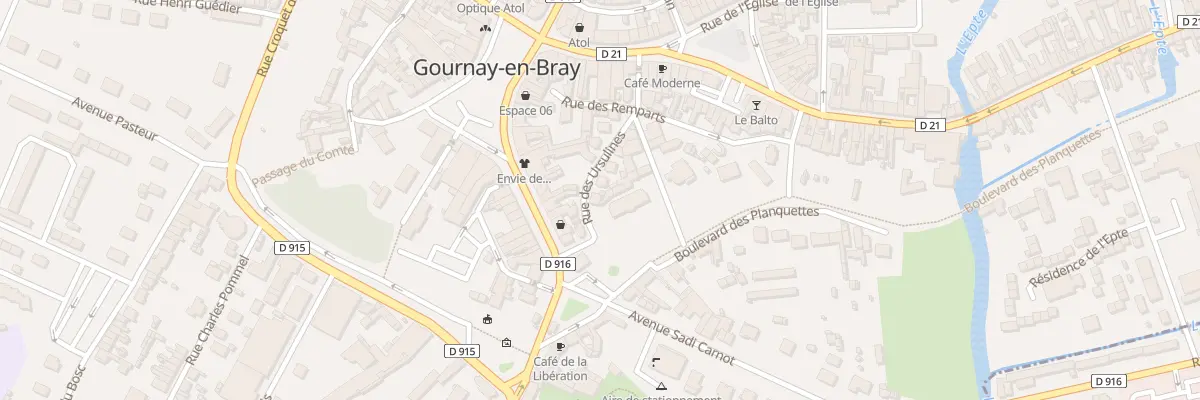 Plan du 13 Rue des Ursulines à Gournay-en-Bray