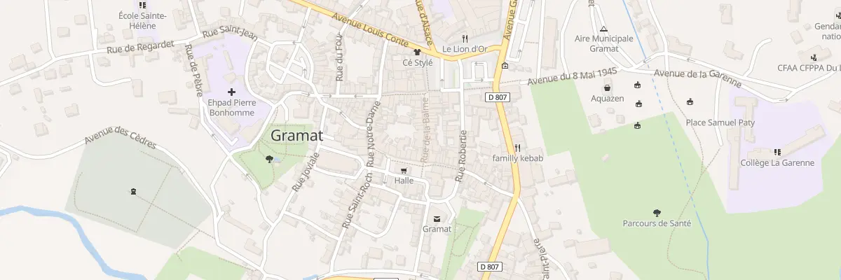 Plan du 3 Rue de la Balme à Gramat