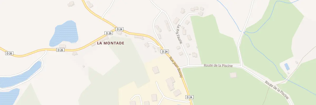 Plan du 23 Rue Jean Boissy au Lonzac