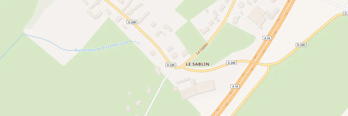 Plan du 15 Vc Le Sablin à Leubringhen
