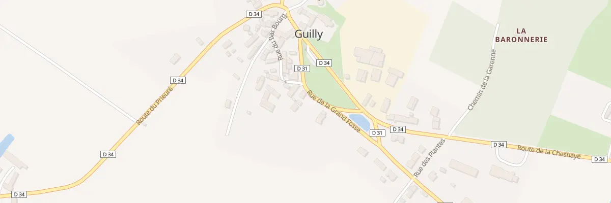 Plan du 8 Rue de la Grand Fosse à Guilly
