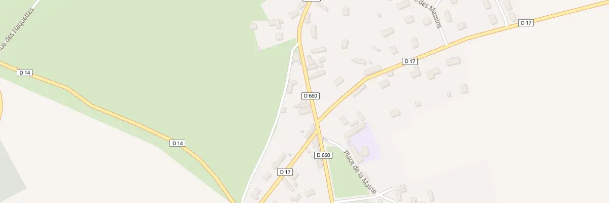 Plan du 23 Rue des Landes à Hébécourt