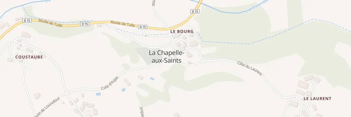 Plan du 397 Cote du Laurent à La Chapelle-aux-Saints