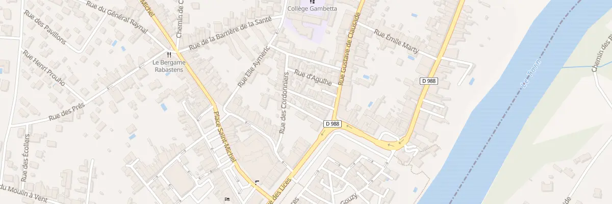 Plan du 7 Rue du Four Del Rey à Rabastens