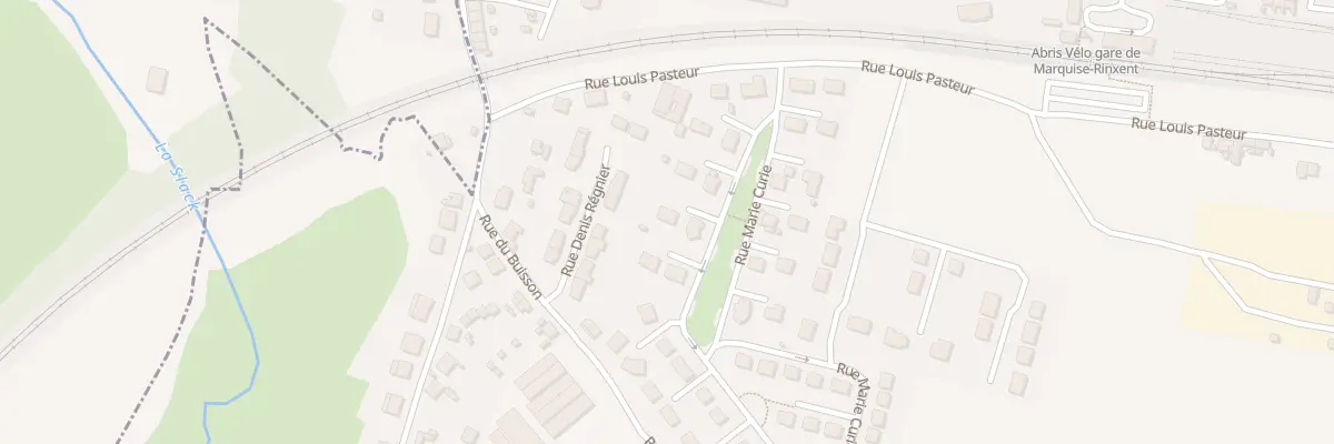 Plan du 12 Rue Marie Curie à Rinxent