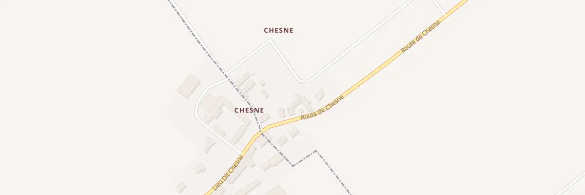 Plan du 20 Chesne à Coinces