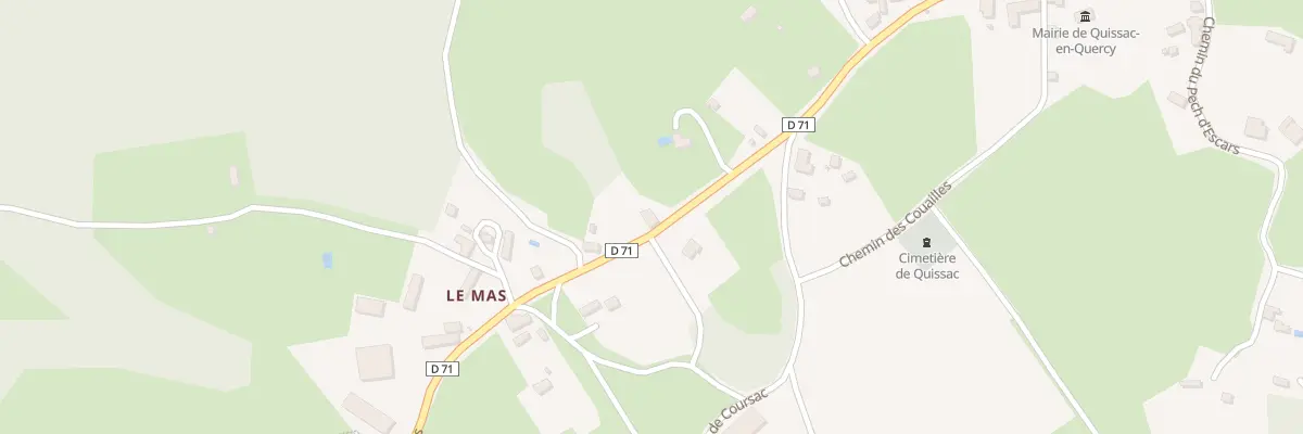 Plan du 5056 Le Mas à Quissac-en-Quercy