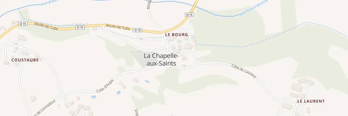 Plan du 5077 Le Bourg à La Chapelle-aux-Saints
