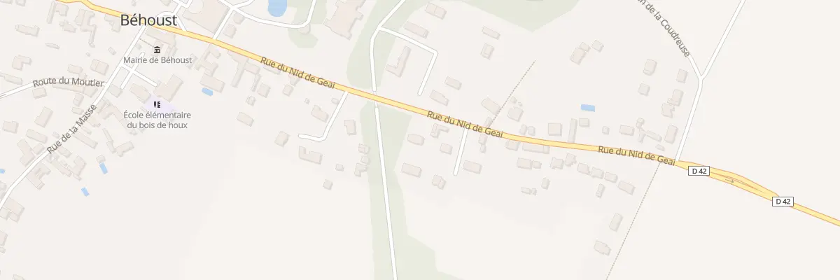 Plan du 22 Rue du Nid de Geai à Béhoust