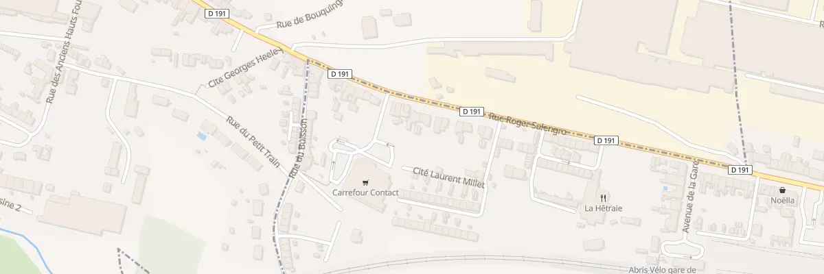 Plan du 105 Rue Roger Salengro à Rinxent