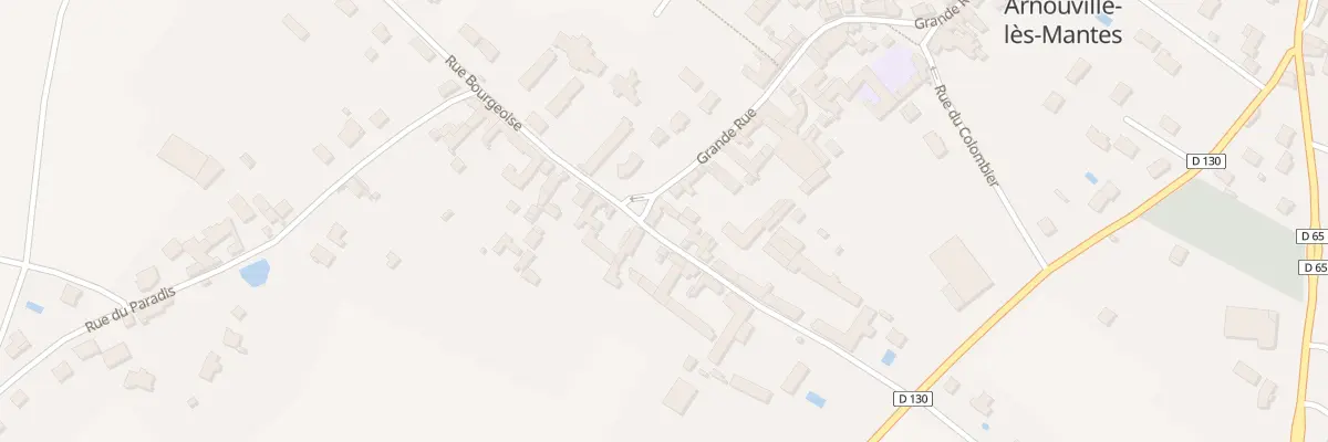 Plan du 1 Rue Gaston Godet à Arnouville-lès-Mantes