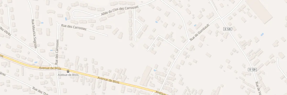 Plan du 14F Rue de Gombault à Romorantin-Lanthenay