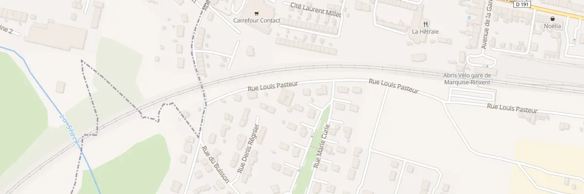 Plan du 57 Rue Pasteur à Rinxent