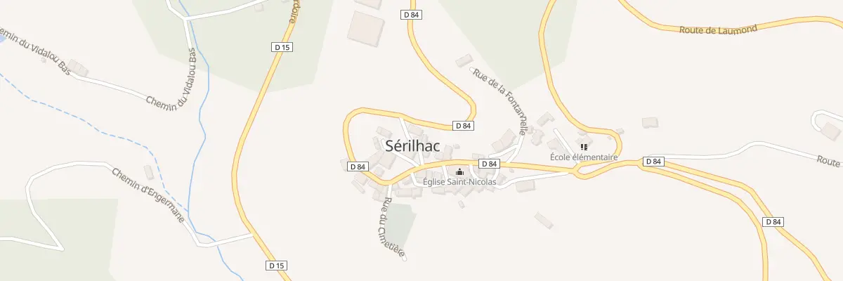 Plan du 2 Che sous la Tour à Sérilhac