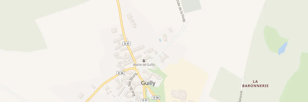 Plan du 3 Rue du Stade à Guilly