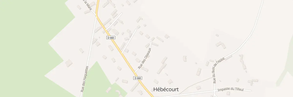 Plan du 3 Rue des Oiseaux à Hébécourt