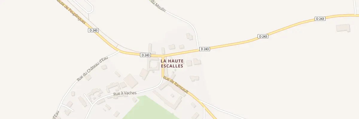 Plan du 90 Rte de Peuplingues à Escalles