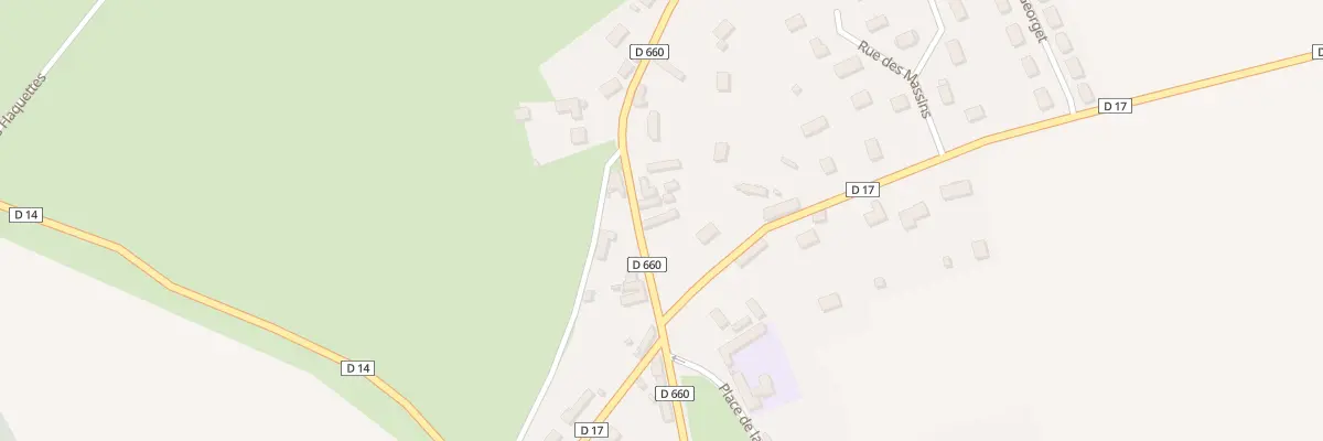 Plan du 20 Rue des Landes à Hébécourt