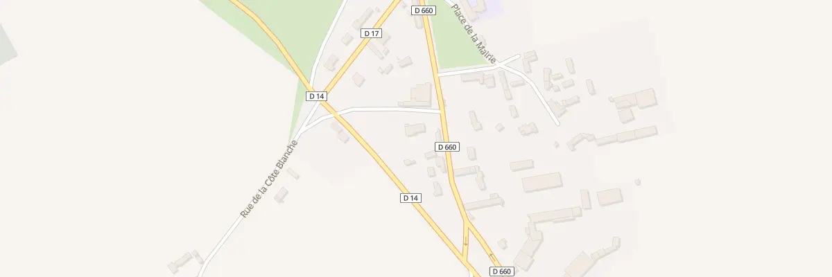 Plan du 7 Rue des Landes à Hébécourt