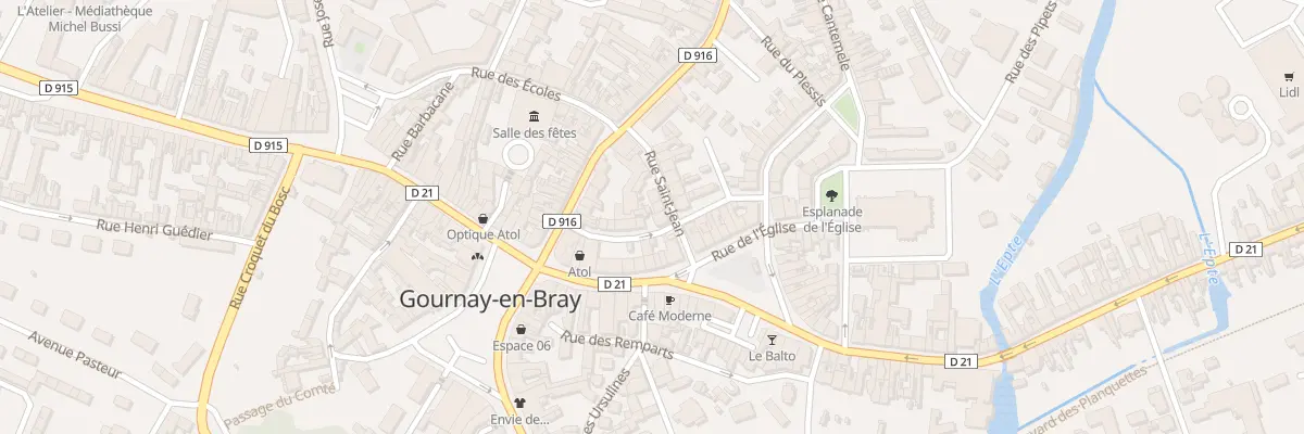 Plan du 5 Rue Saint - Jean à Gournay-en-Bray