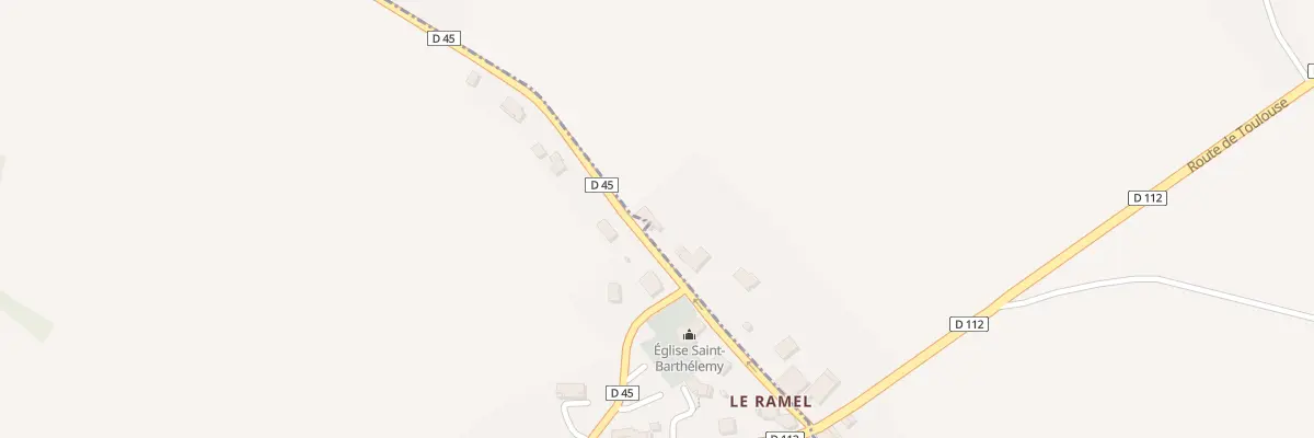 Plan du 196 Che de la Mote à Lavaur