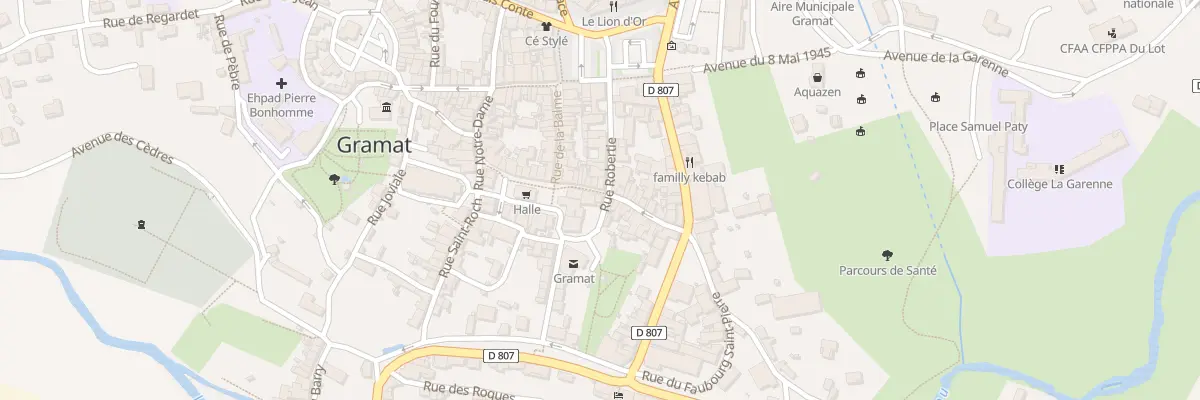 Plan du 4 Rue Saint Pierre à Gramat