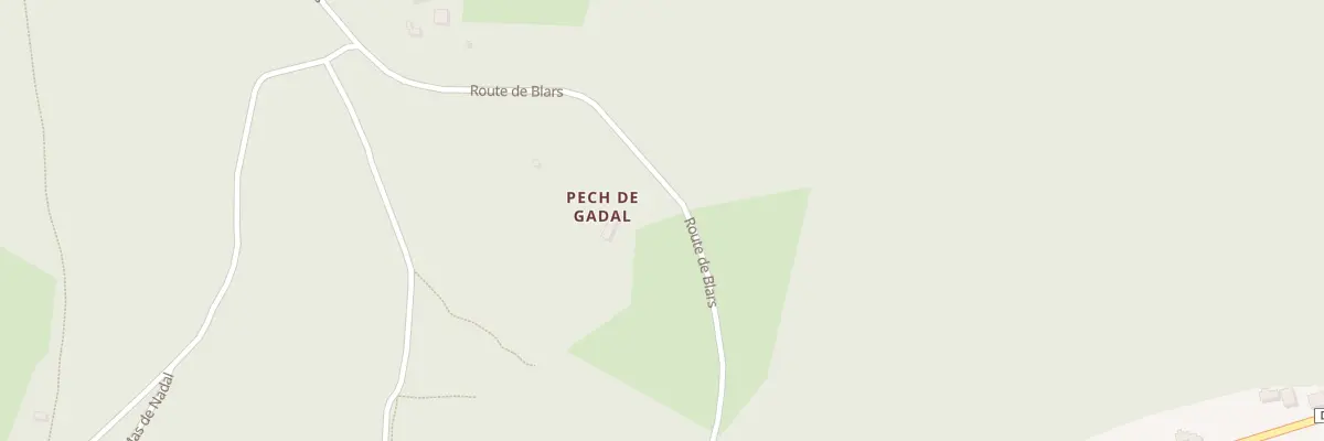 Plan du 5334F Pech de Gadal à Sauliac-sur-Célé