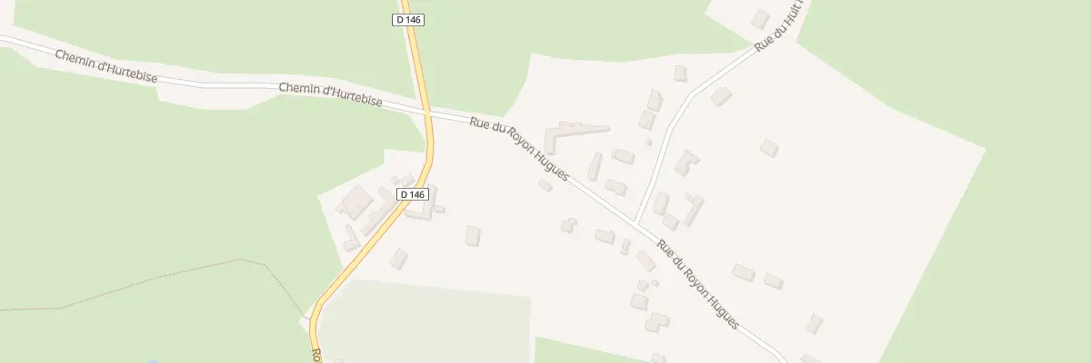 Plan du 13 Rue du Royon Hugues à La Calotterie