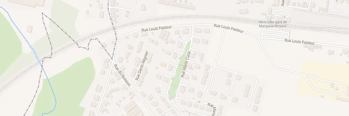 Plan du 6 Rue Marie Curie à Rinxent