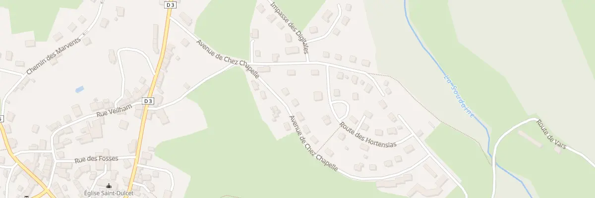 Plan du 48 Av de Chez Chapelle à Chamberet