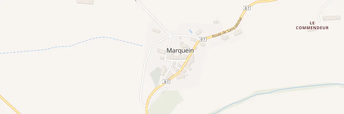 Plan du 9 Le Village à Marquein
