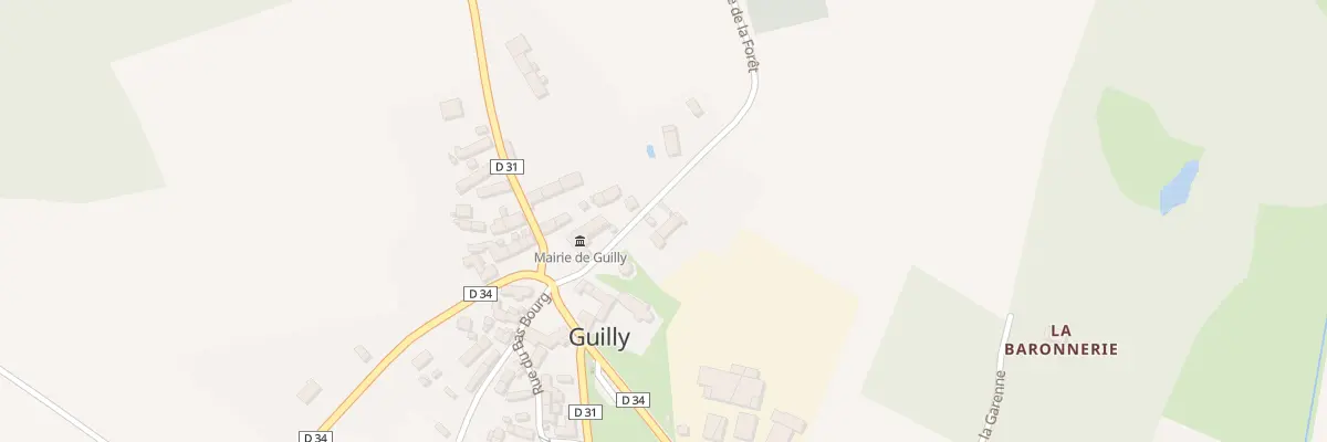 Plan du 4 Rue du Stade à Guilly