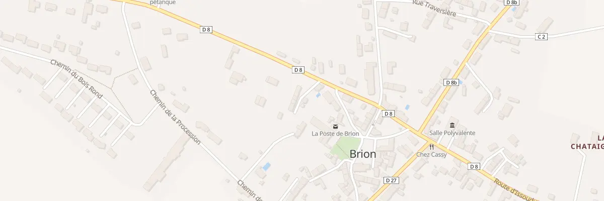 Plan du 2 Imp du Stade à Brion