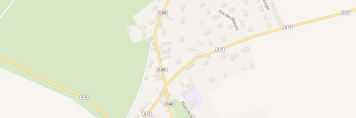 Plan du 1 Rue du Cornouiller à Hébécourt