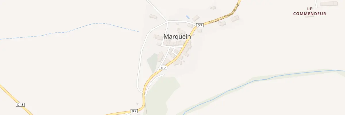 Plan du 3 Le Village à Marquein