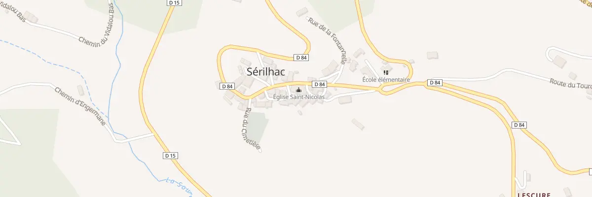 Plan du 5161 Le Bourg à Sérilhac