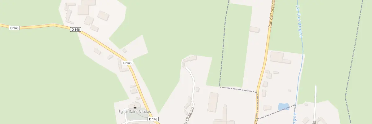 Plan du 3 All du Château à Longvilliers