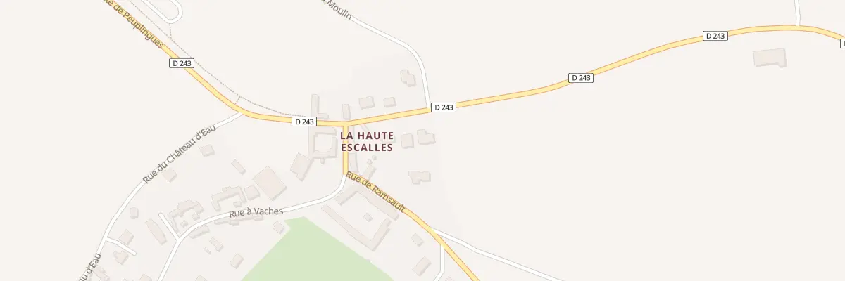 Plan du 94 Rte de Peuplingues à Escalles