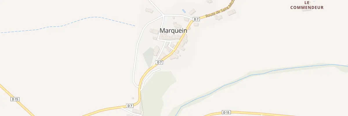 Plan du 16 Le Village à Marquein