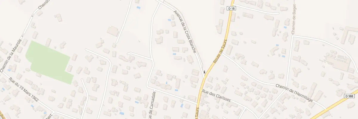 Plan du 1B Av de la Croix Blanche à Rabastens