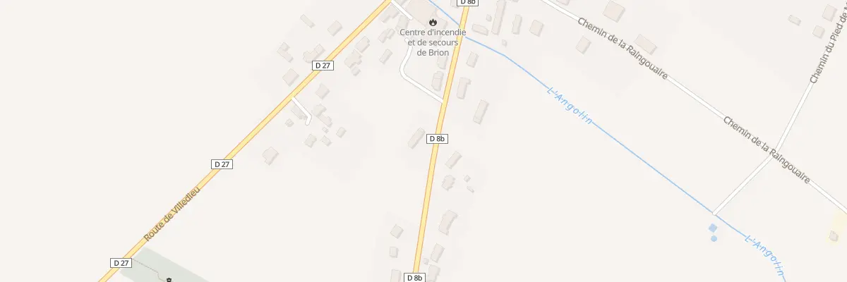 Plan du 14 Rte des Chapelles à Brion